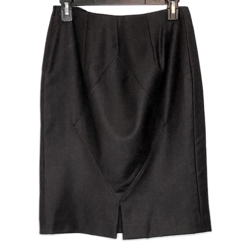 Valentino Cashmere Brown Pencil Skirt Size 6